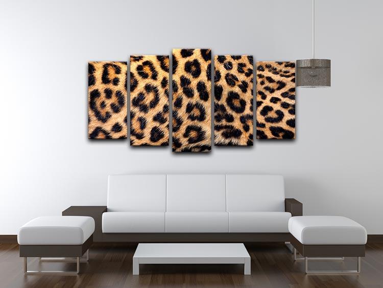 Leopard skin texture 5 Split Panel Canvas  - Canvas Art Rocks - 3