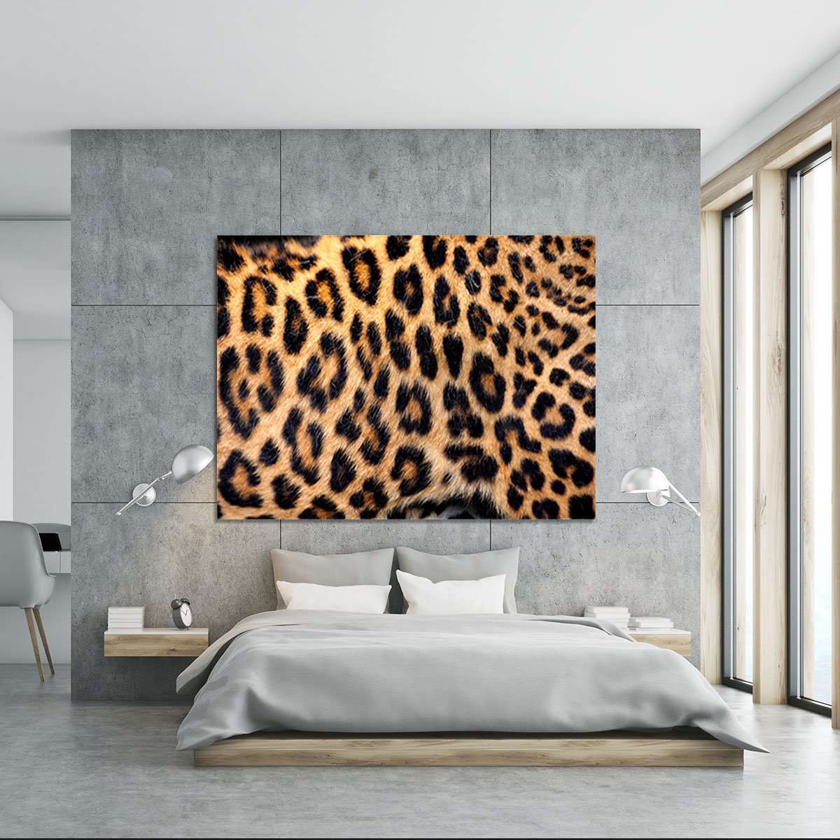 Leopard skin texture Canvas Print or Poster