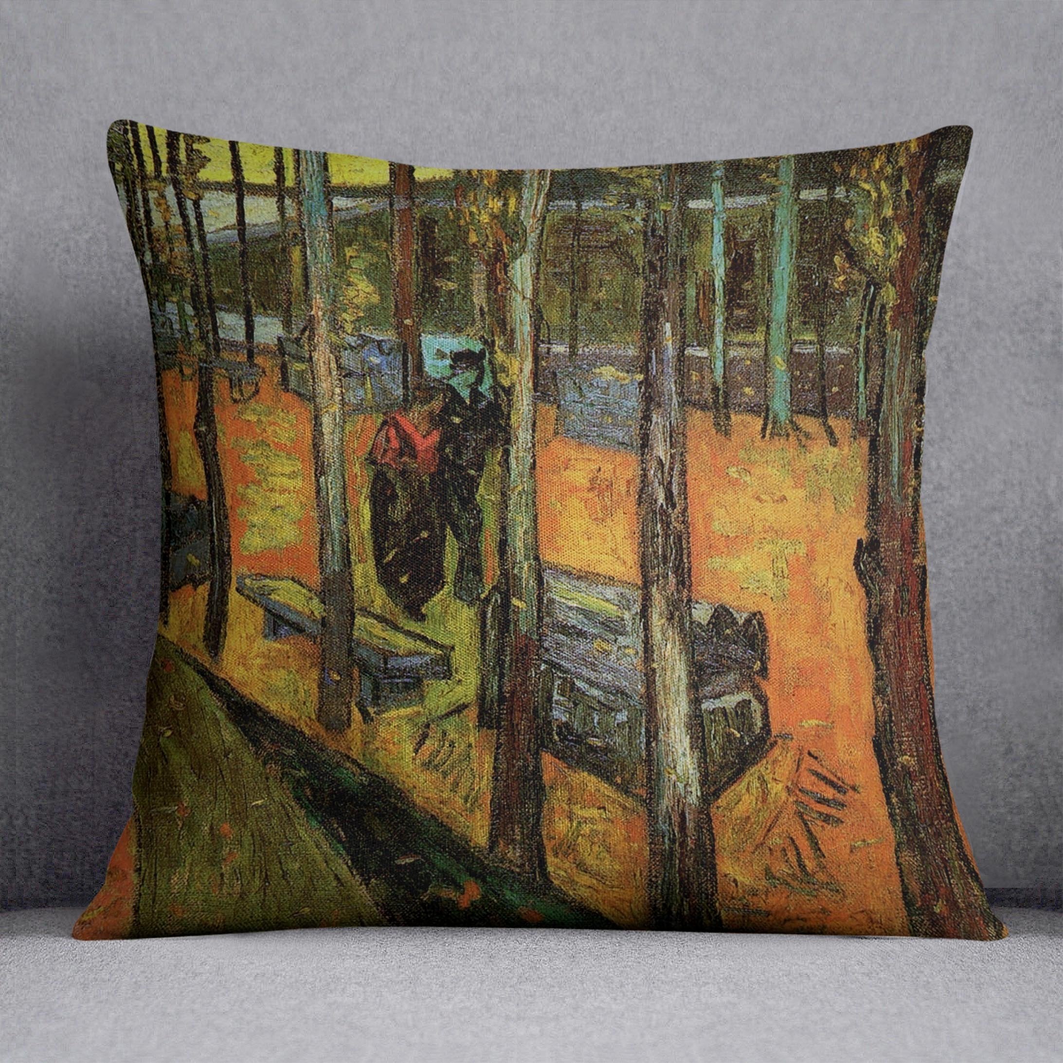 Les Alyscamps 2 by Van Gogh Throw Pillow