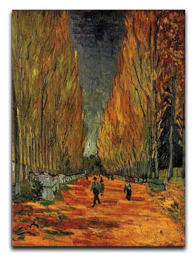 Les Alyscamps 3 by Van Gogh Canvas Print & Poster  - Canvas Art Rocks - 1