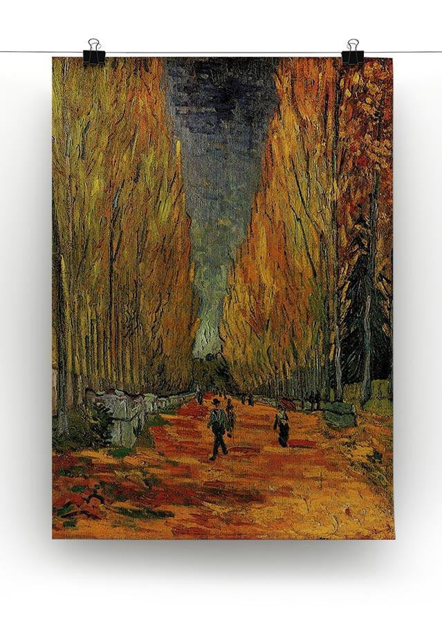 Les Alyscamps 3 by Van Gogh Canvas Print & Poster - Canvas Art Rocks - 2