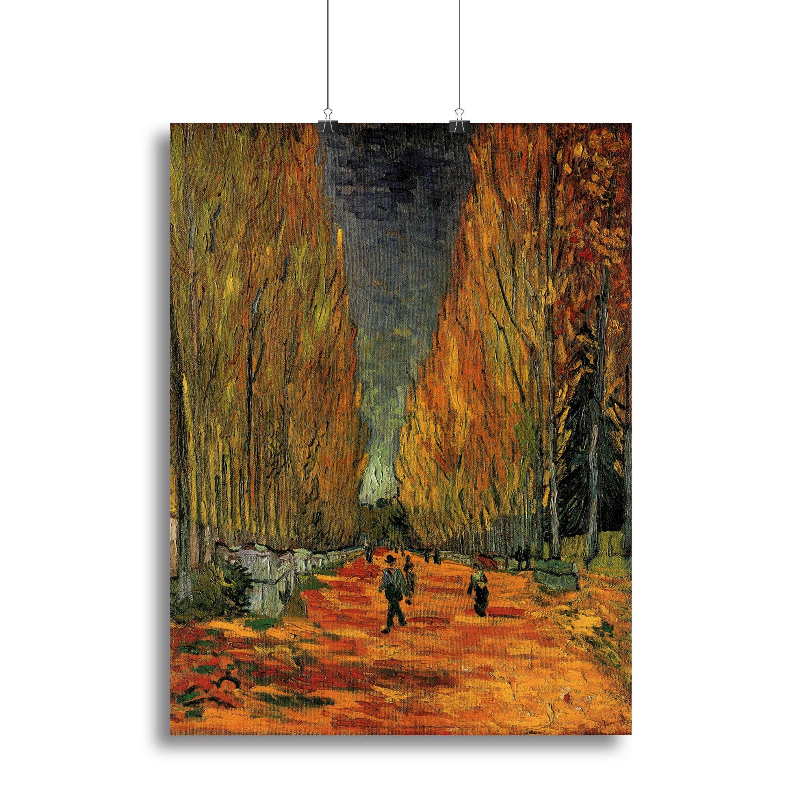 Les Alyscamps 3 by Van Gogh Canvas Print or Poster