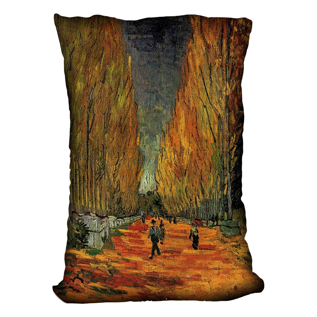 Les Alyscamps 3 by Van Gogh Throw Pillow