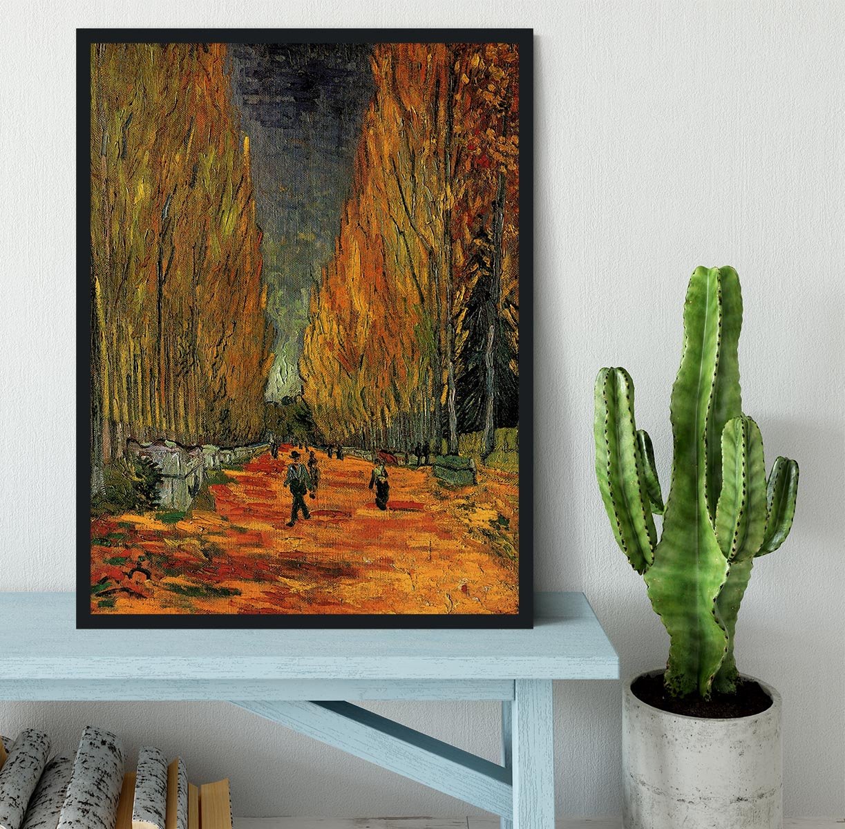 Les Alyscamps 3 by Van Gogh Framed Print - Canvas Art Rocks - 2