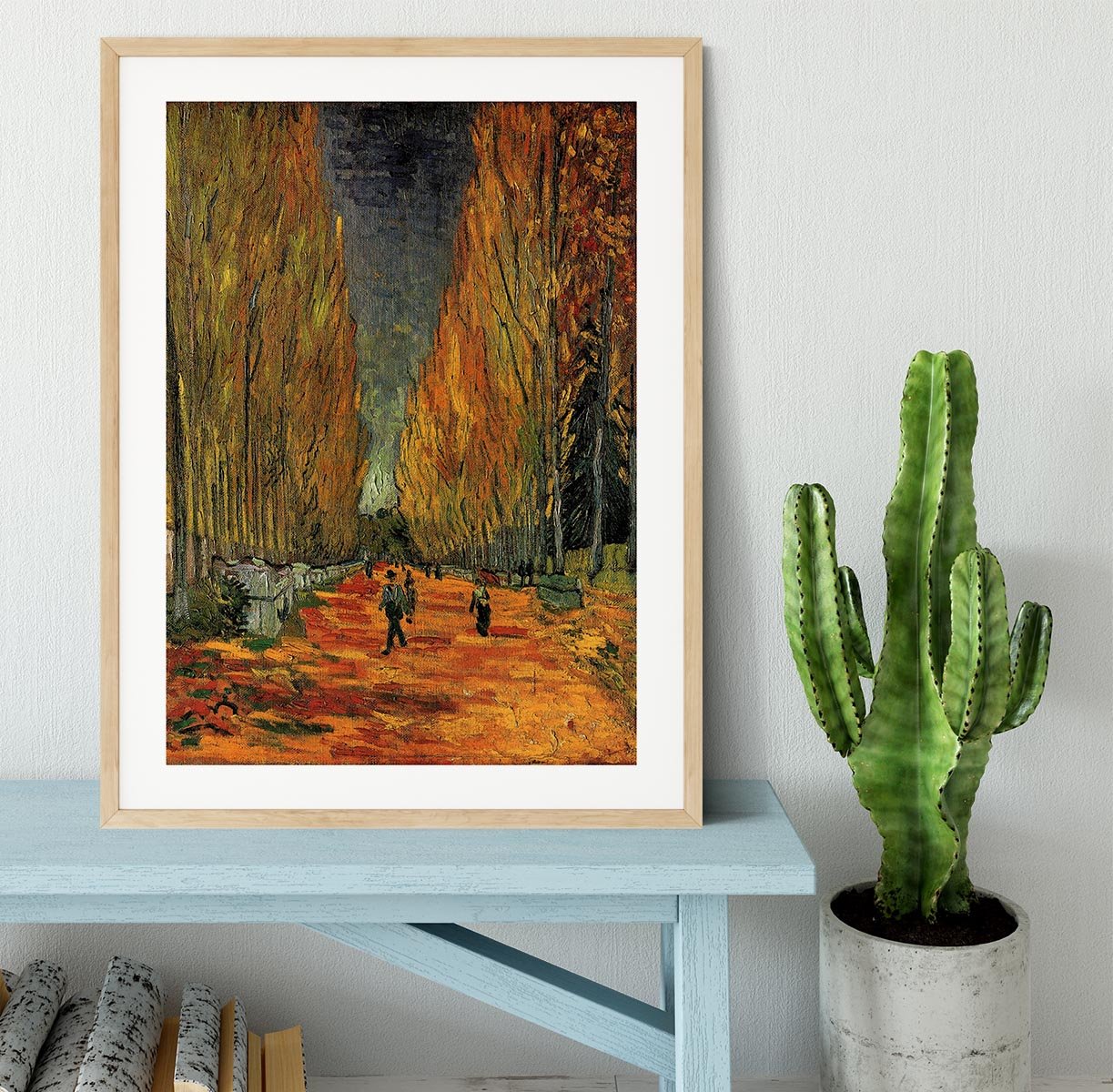 Les Alyscamps 3 by Van Gogh Framed Print - Canvas Art Rocks - 3