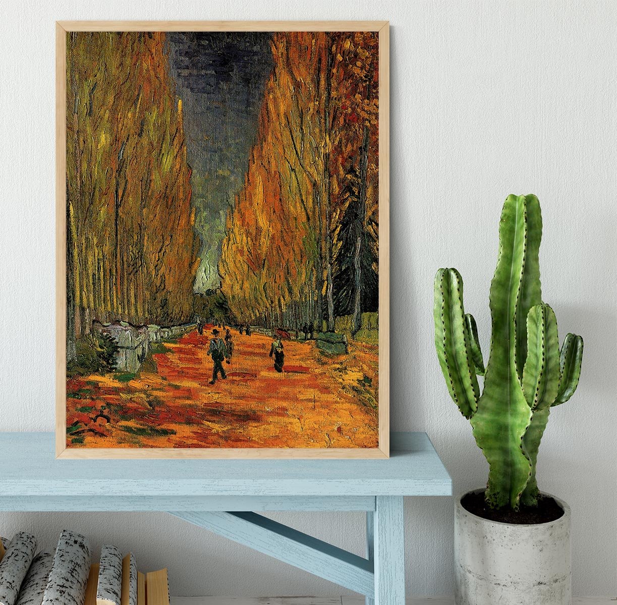 Les Alyscamps 3 by Van Gogh Framed Print - Canvas Art Rocks - 4