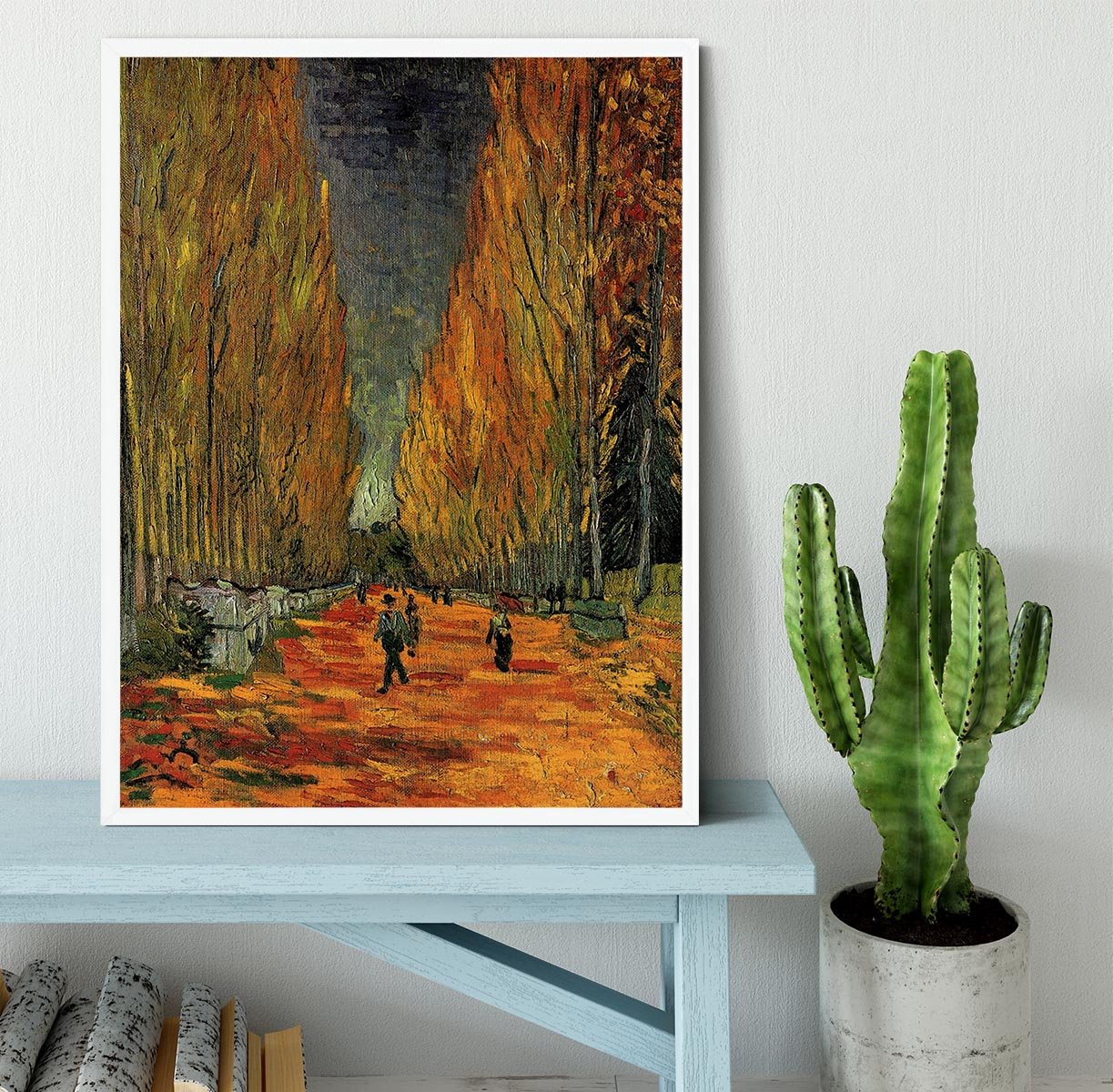 Les Alyscamps 3 by Van Gogh Framed Print - Canvas Art Rocks -6