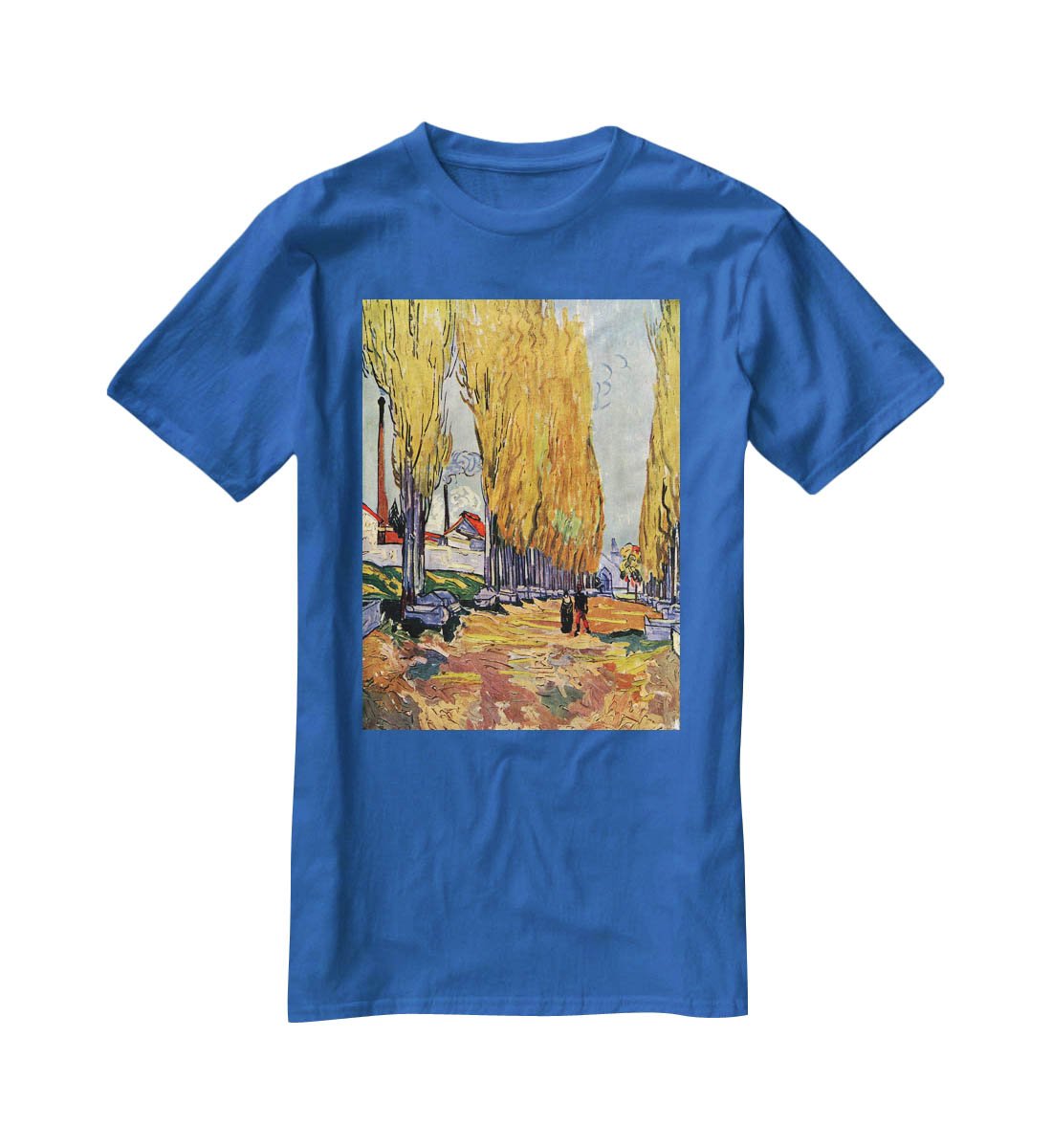 Les Alyscamps by Van Gogh T-Shirt - Canvas Art Rocks - 2
