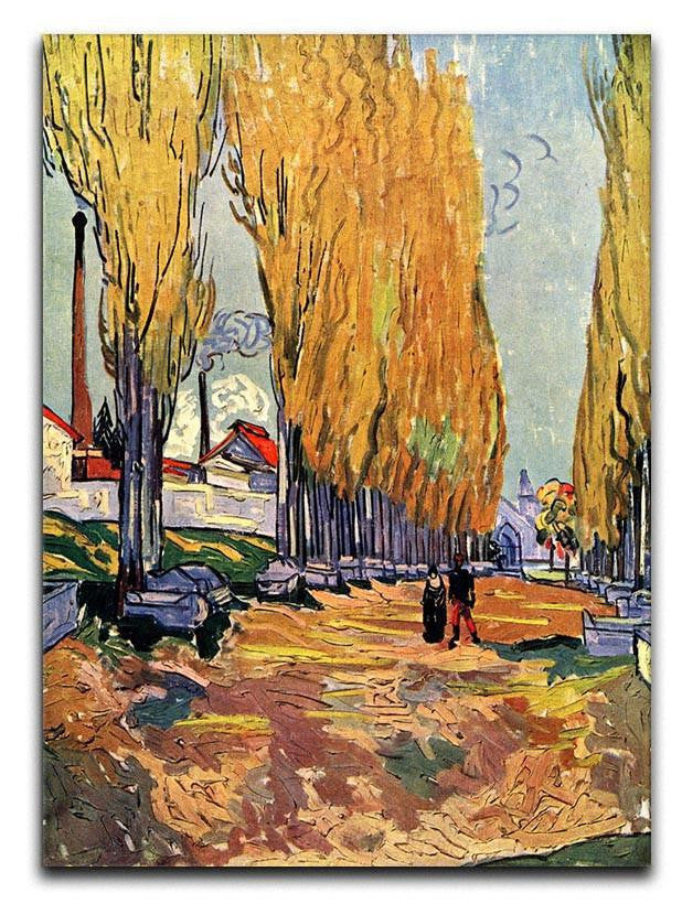 Les Alyscamps by Van Gogh Canvas Print & Poster  - Canvas Art Rocks - 1