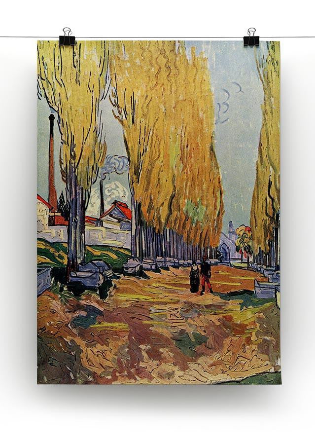 Les Alyscamps by Van Gogh Canvas Print & Poster - Canvas Art Rocks - 2