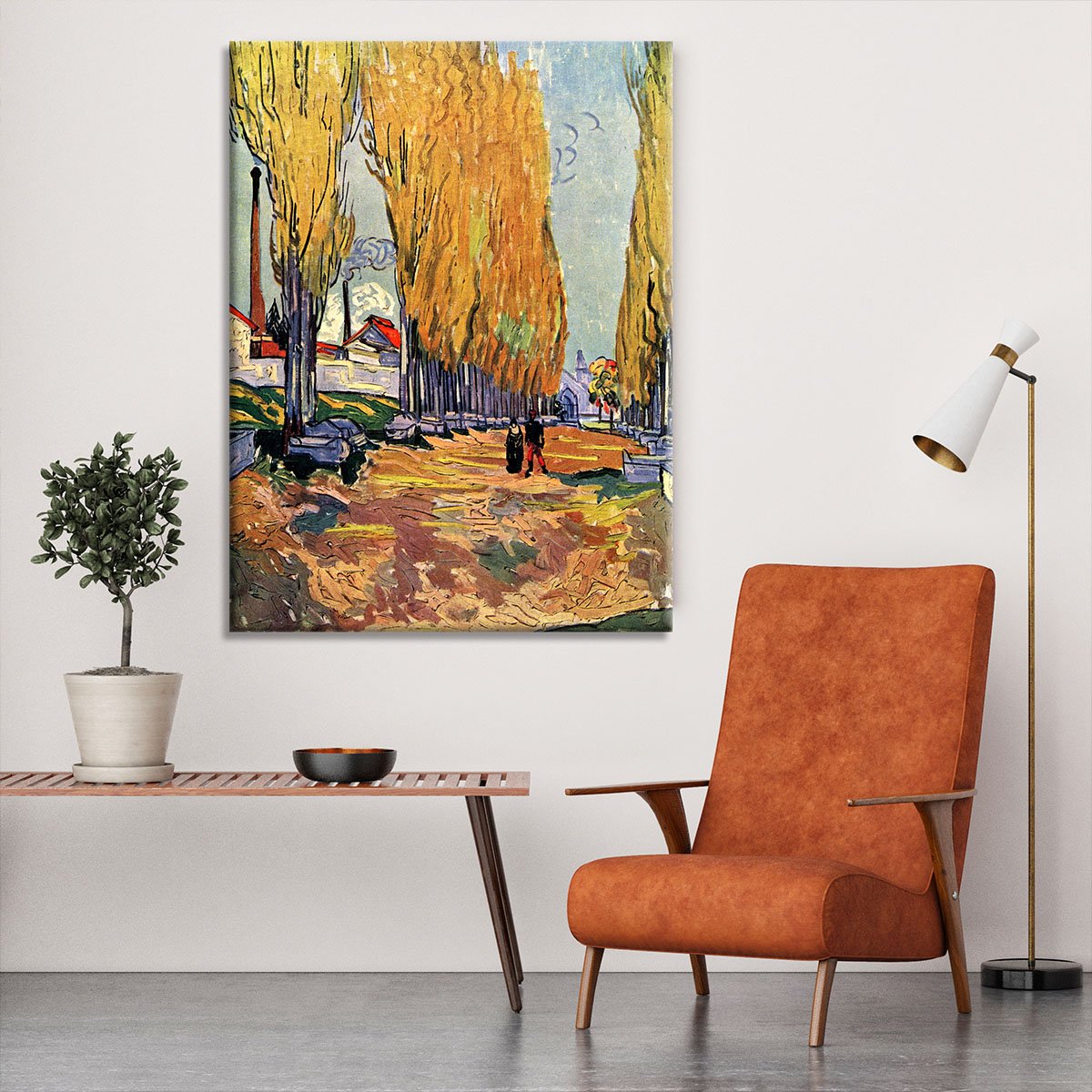 Les Alyscamps by Van Gogh Canvas Print or Poster