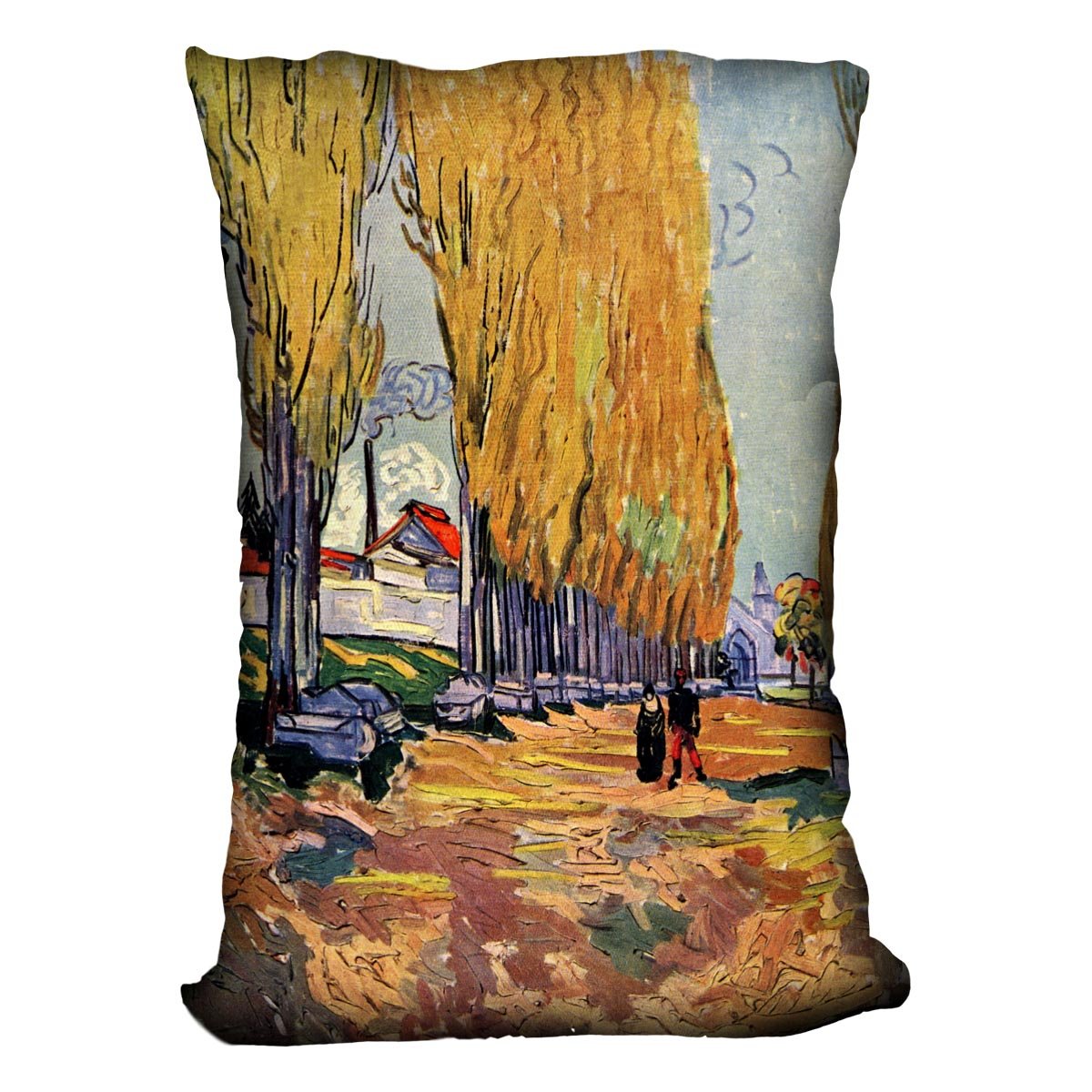 Les Alyscamps by Van Gogh Throw Pillow