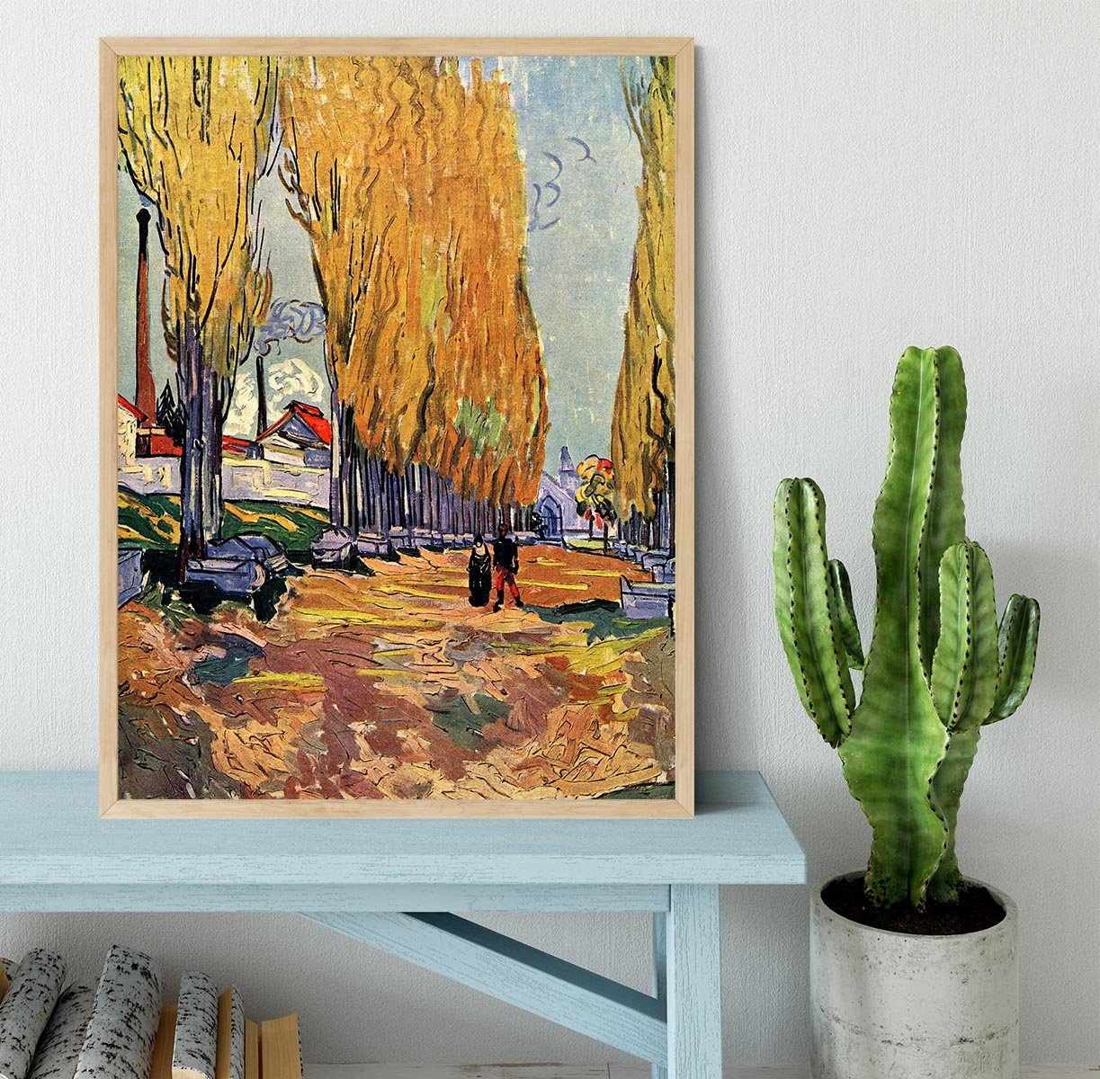 Les Alyscamps by Van Gogh Framed Print - Canvas Art Rocks - 4