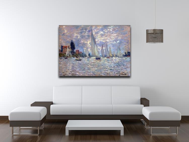 Les Barques by Monet Canvas Print & Poster - Canvas Art Rocks - 4