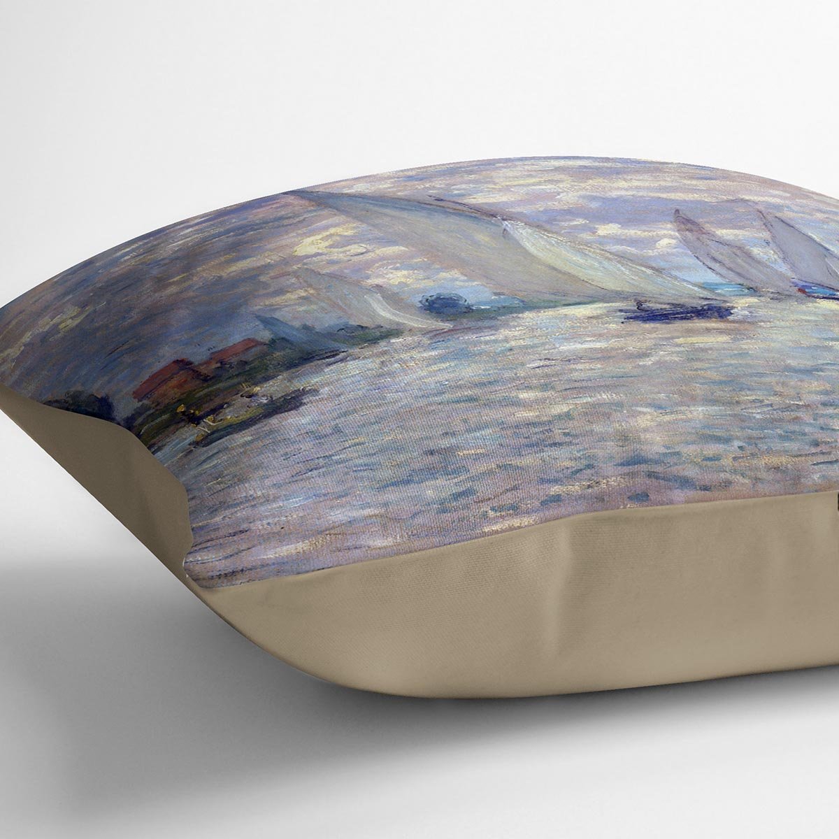 Les Barques by Monet Throw Pillow