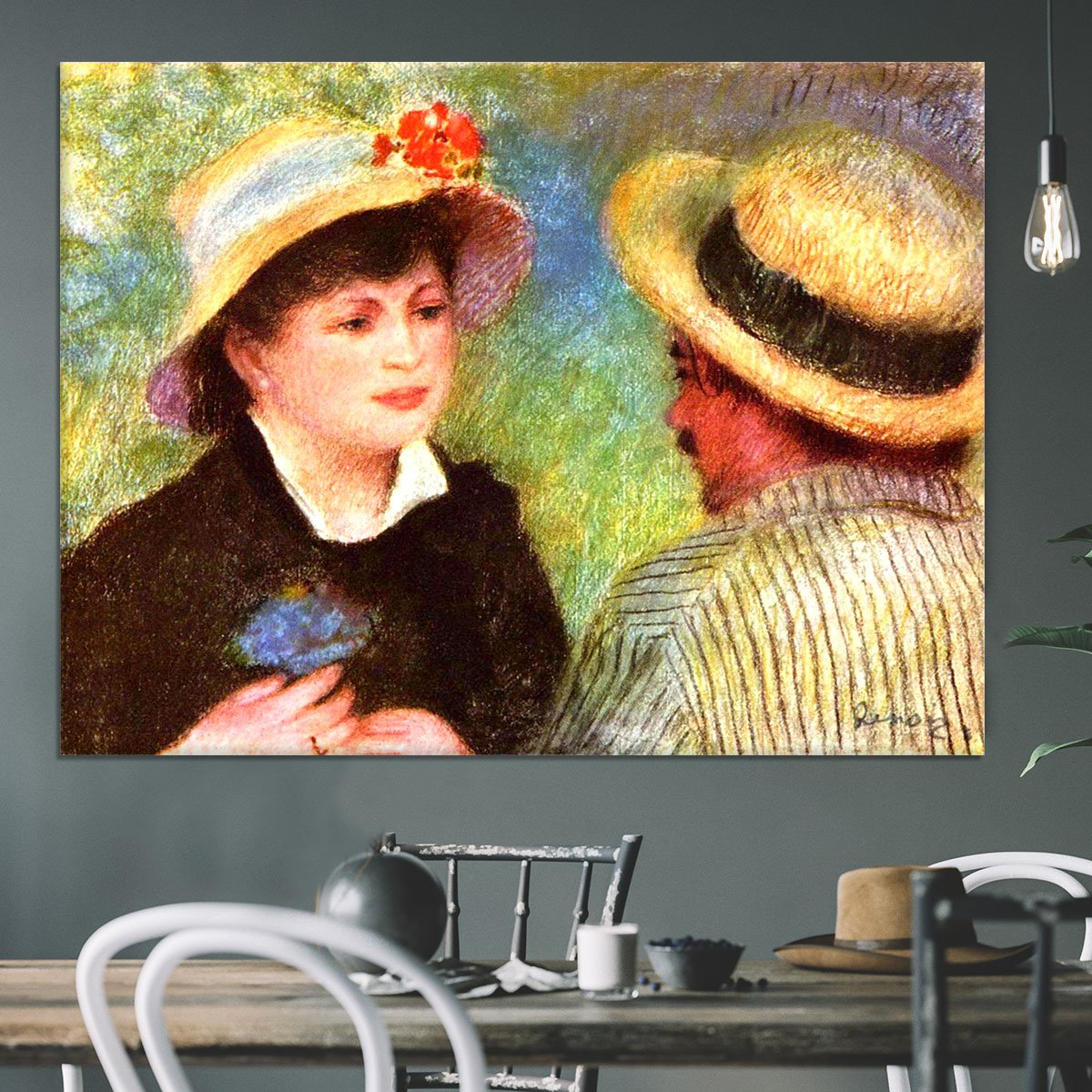Les Canotiers by Renoir Canvas Print or Poster