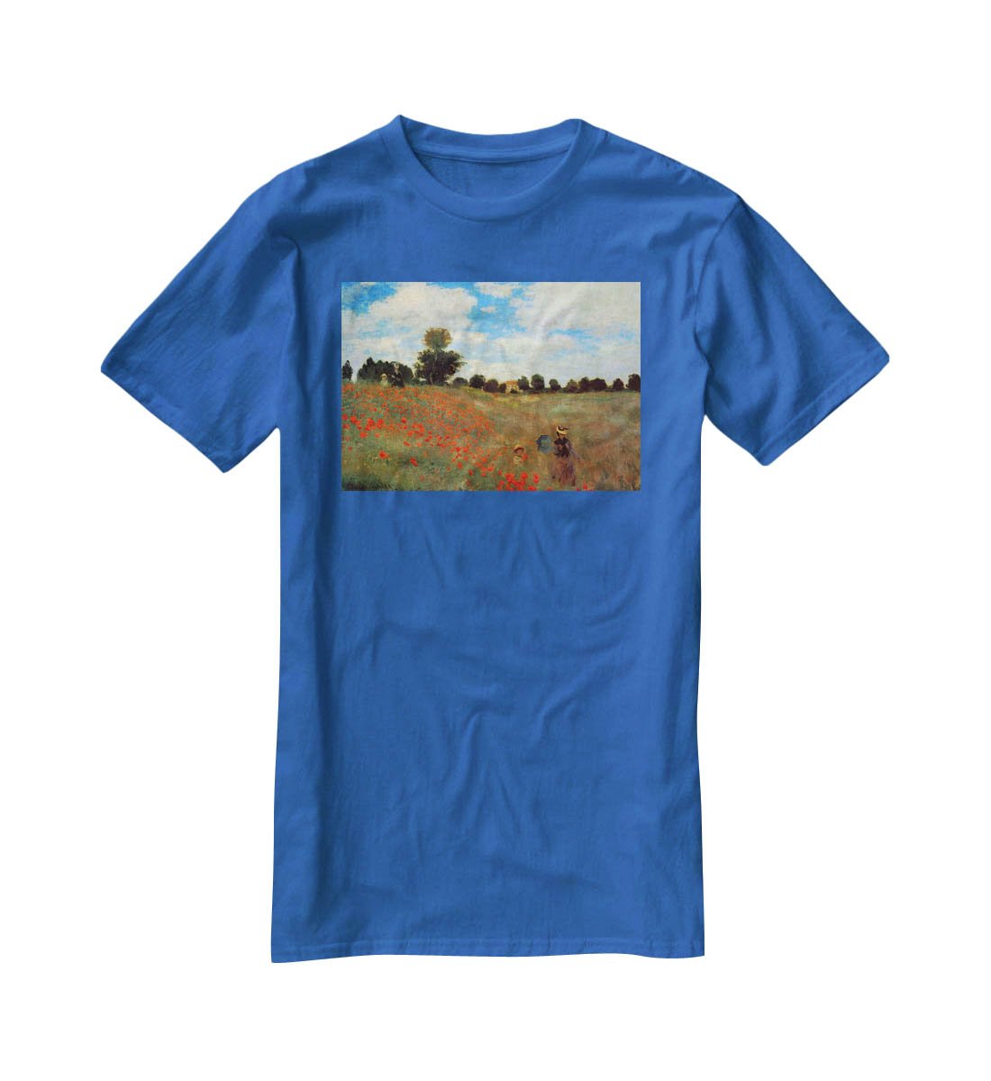 Les Coqueliquots T-Shirt - Canvas Art Rocks - 2
