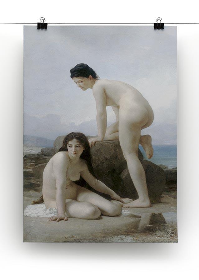 Les Deux Baigneuses By Bouguereau Canvas Print or Poster - Canvas Art Rocks - 2