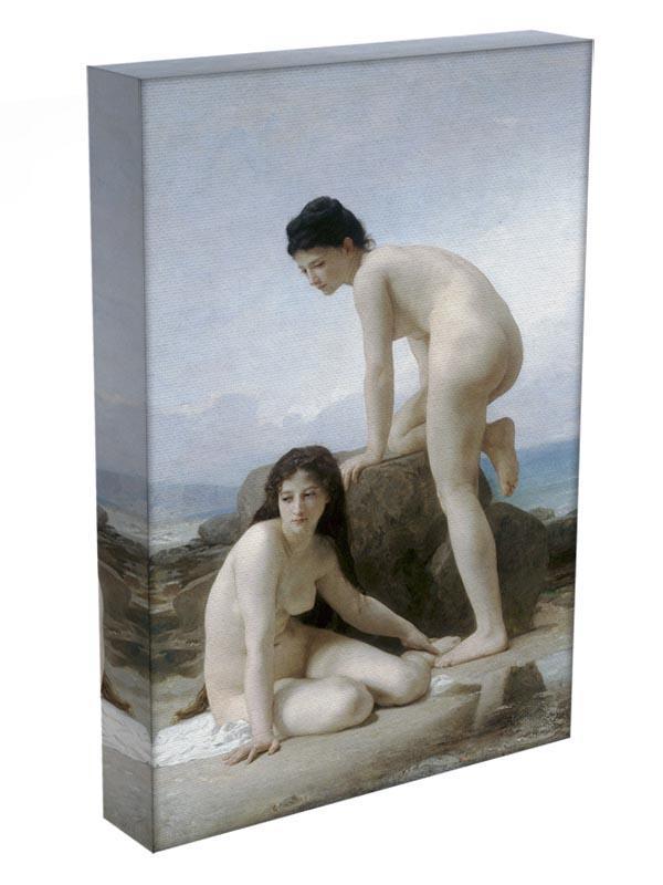Les Deux Baigneuses By Bouguereau Canvas Print or Poster - Canvas Art Rocks - 3