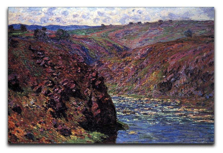 Les Eaux Semblantes in the sunlight by Monet Canvas Print & Poster  - Canvas Art Rocks - 1