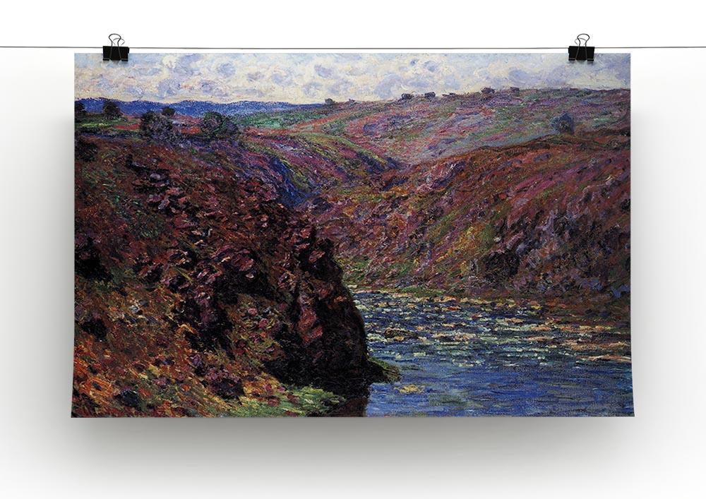 Les Eaux Semblantes in the sunlight by Monet Canvas Print & Poster - Canvas Art Rocks - 2
