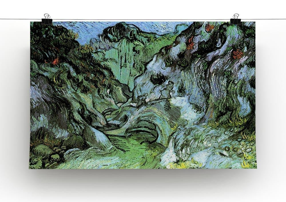 Les Peiroulets Ravine 2 by Van Gogh Canvas Print & Poster - Canvas Art Rocks - 2