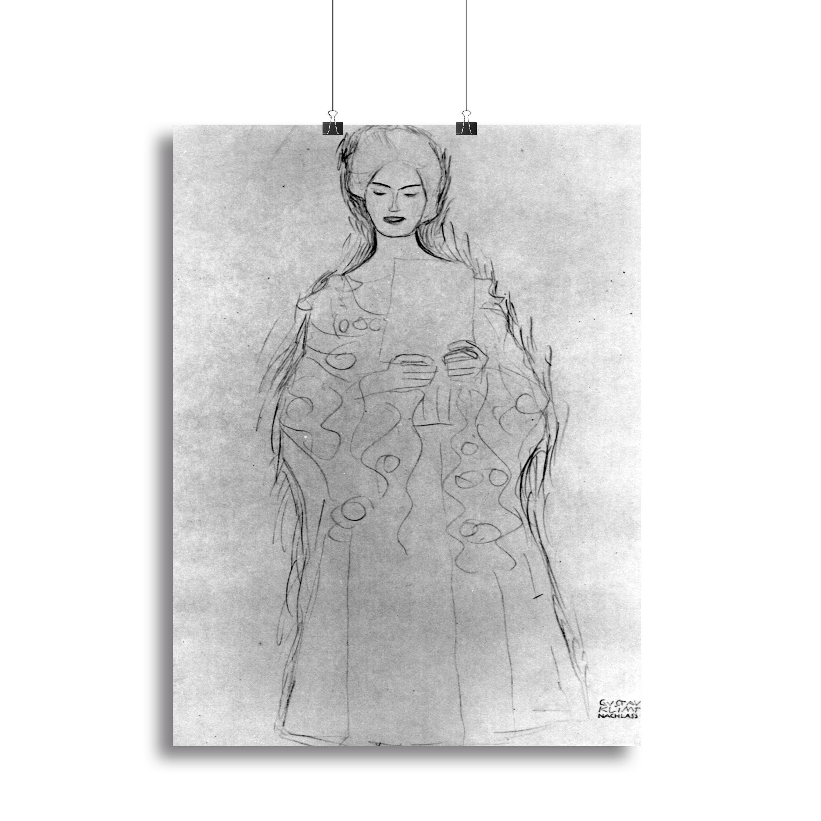 Lesendes girls II by Klimt Canvas Print or Poster