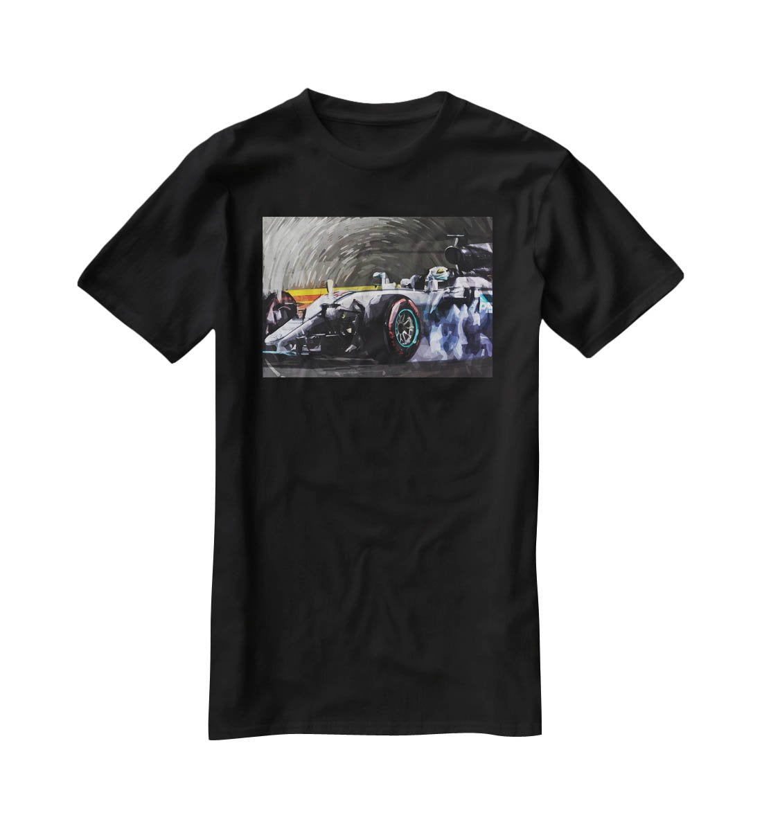 Lewis Hamilton Formula 1 T-Shirt - Canvas Art Rocks - 1