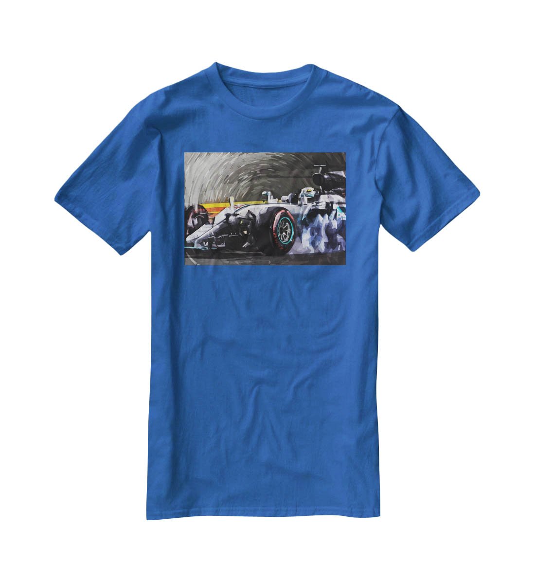 Lewis Hamilton Formula 1 T-Shirt - Canvas Art Rocks - 2