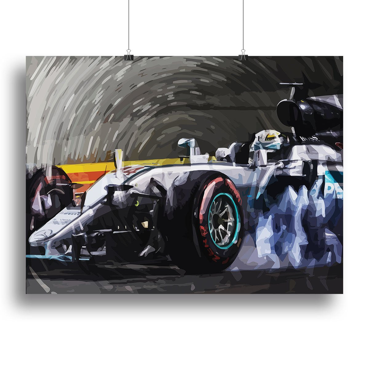 Lewis Hamilton Formula 1 Canvas Print or Poster