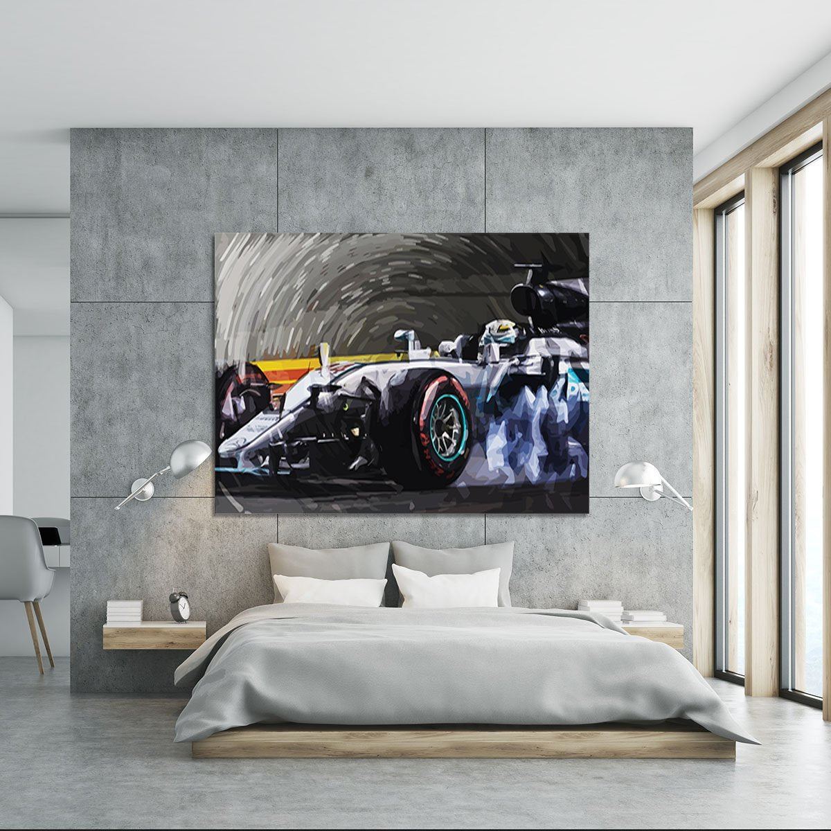 Lewis Hamilton Formula 1 Canvas Print or Poster