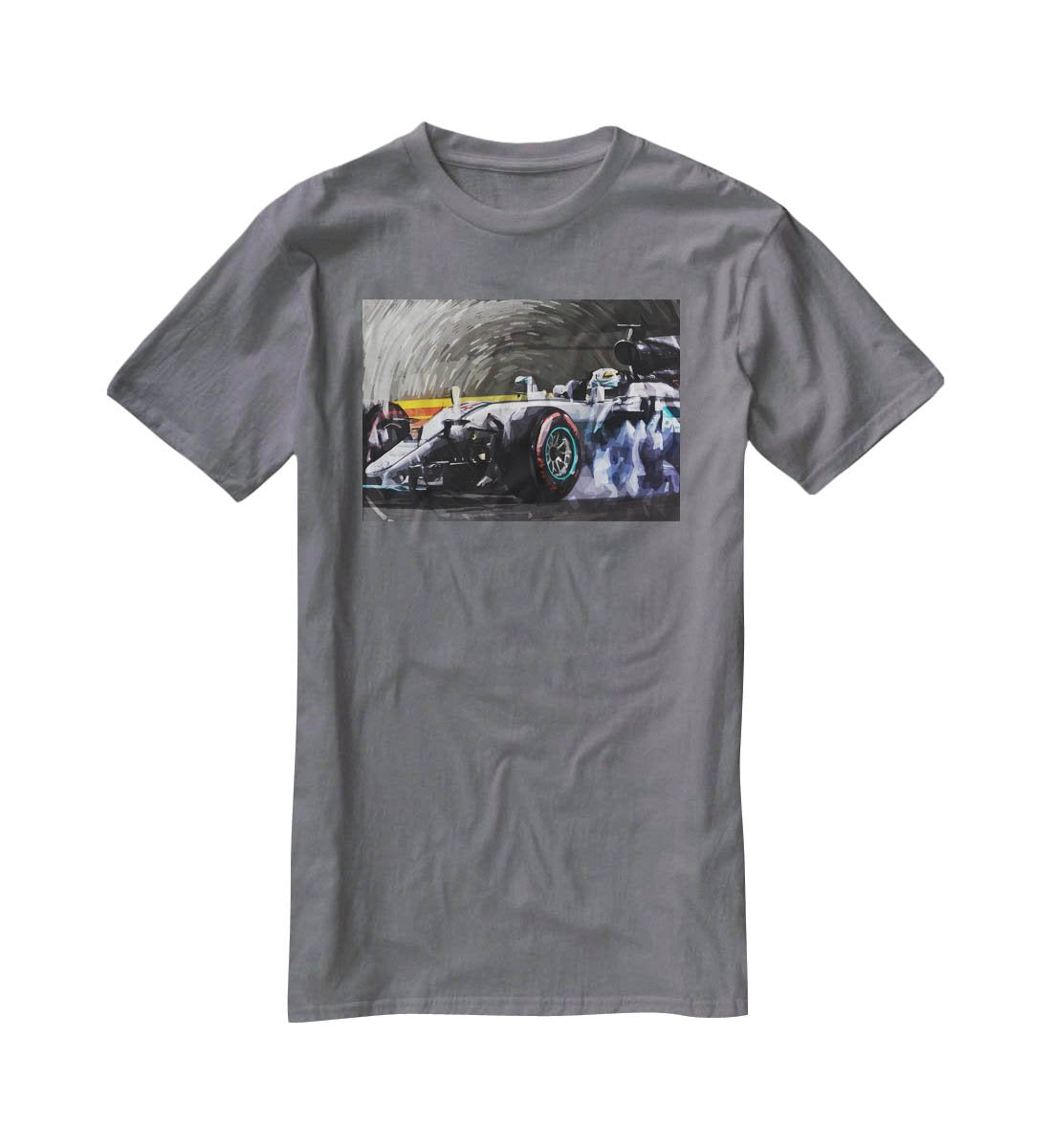 Lewis Hamilton Formula 1 T-Shirt - Canvas Art Rocks - 3