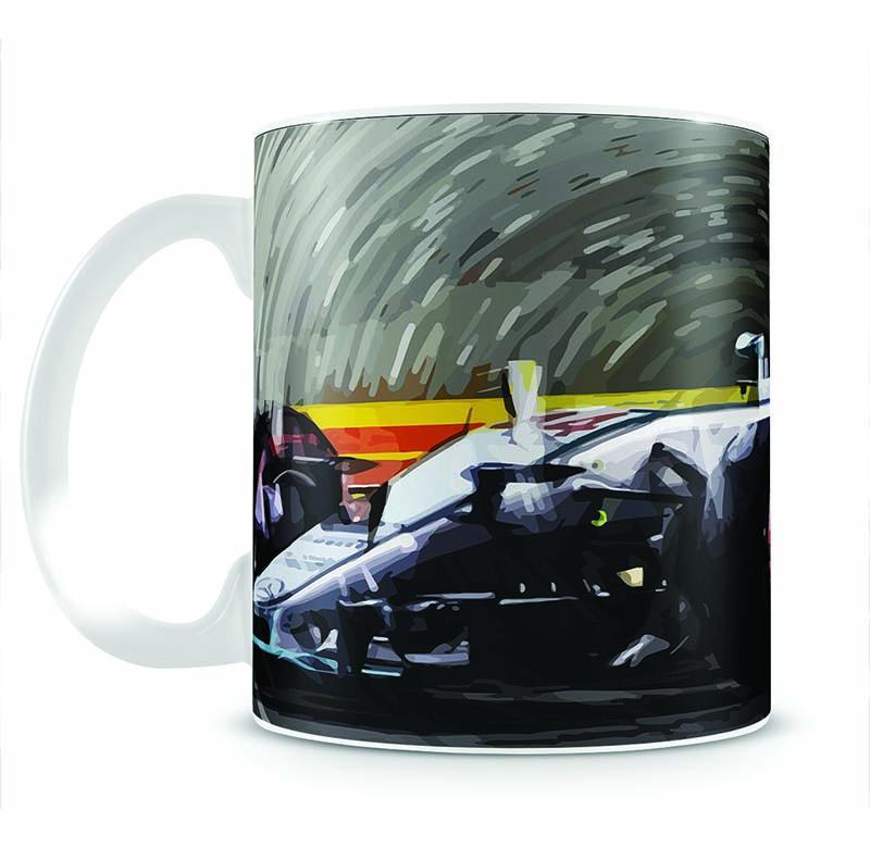 Lewis Hamilton Formula 1 Mug - Canvas Art Rocks - 2