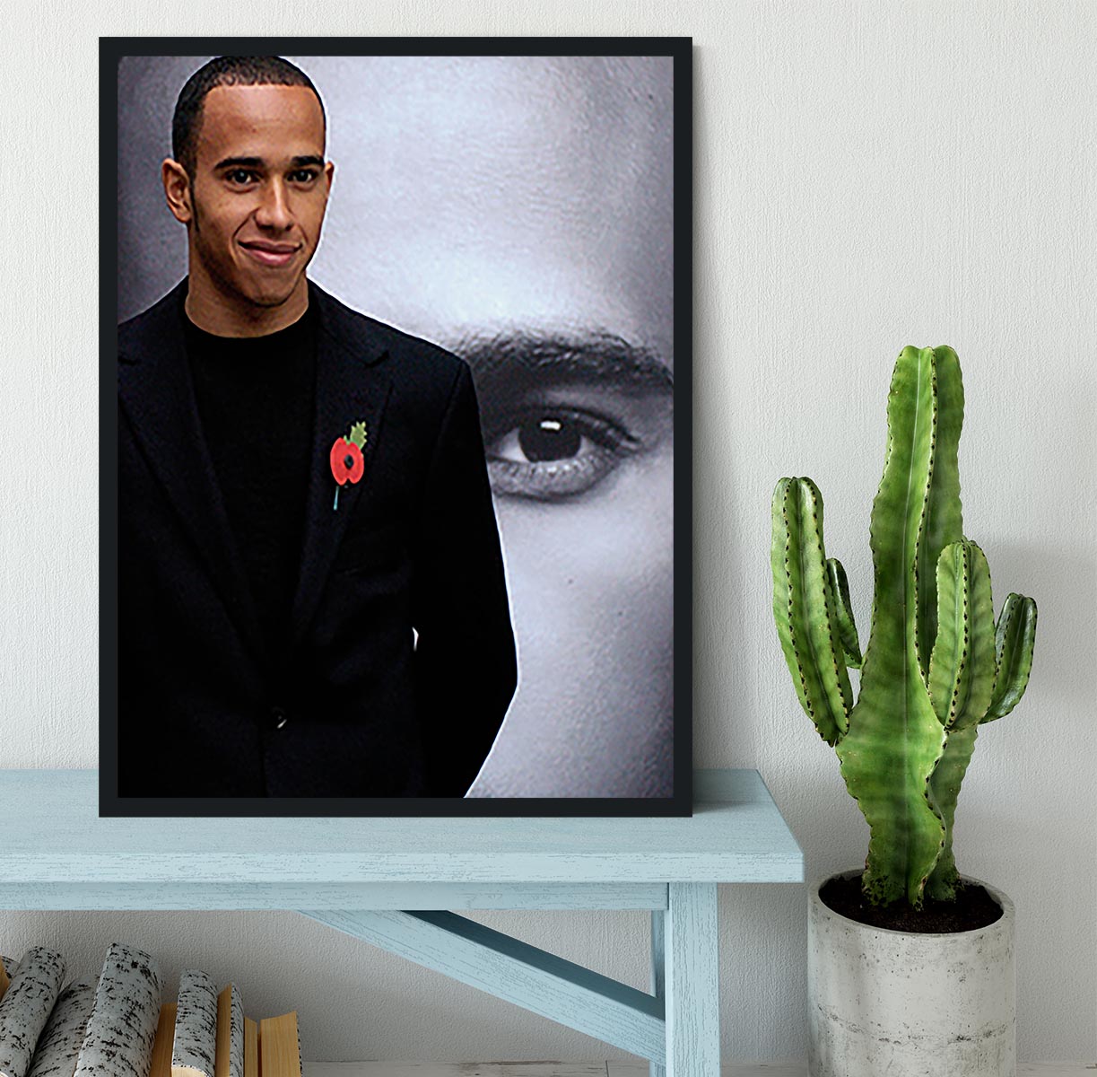 Lewis Hamilton Framed Print - Canvas Art Rocks - 2