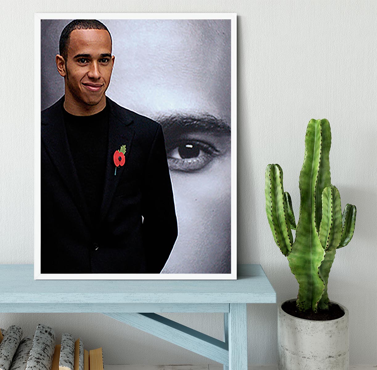 Lewis Hamilton Framed Print - Canvas Art Rocks -6