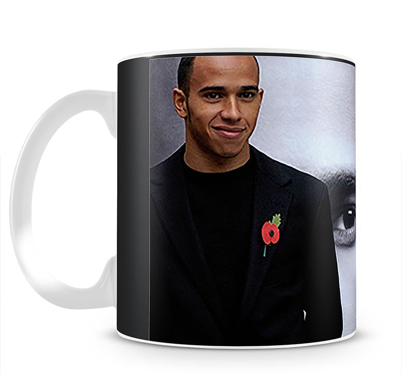 Lewis Hamilton Mug - Canvas Art Rocks - 1