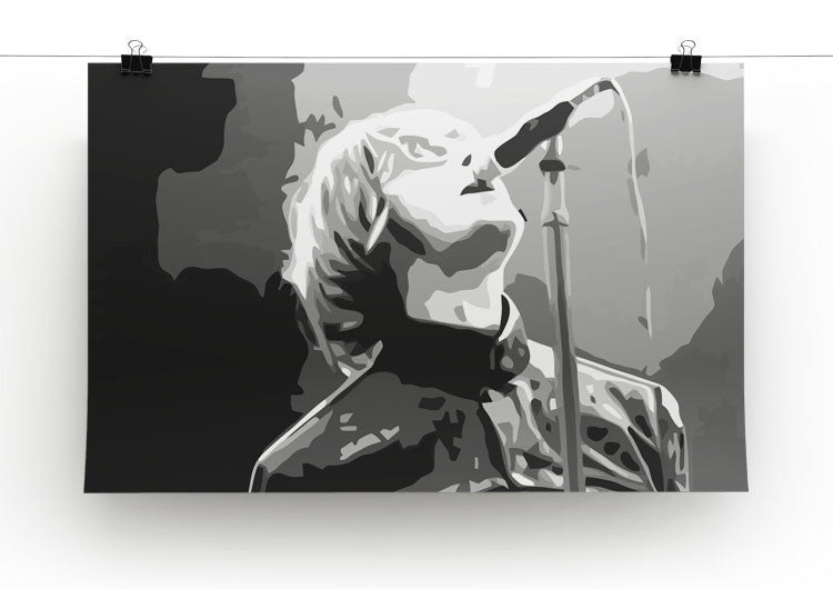 Liam Gallagher Oasis Rock 'n Roll Print - Canvas Art Rocks - 4