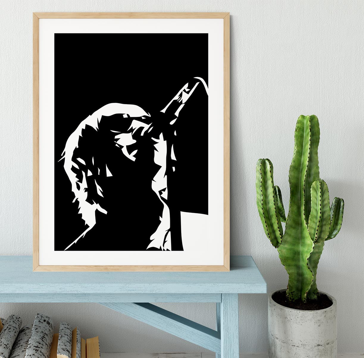 Liam Gallagher Oasis Framed Print - Canvas Art Rocks - 3