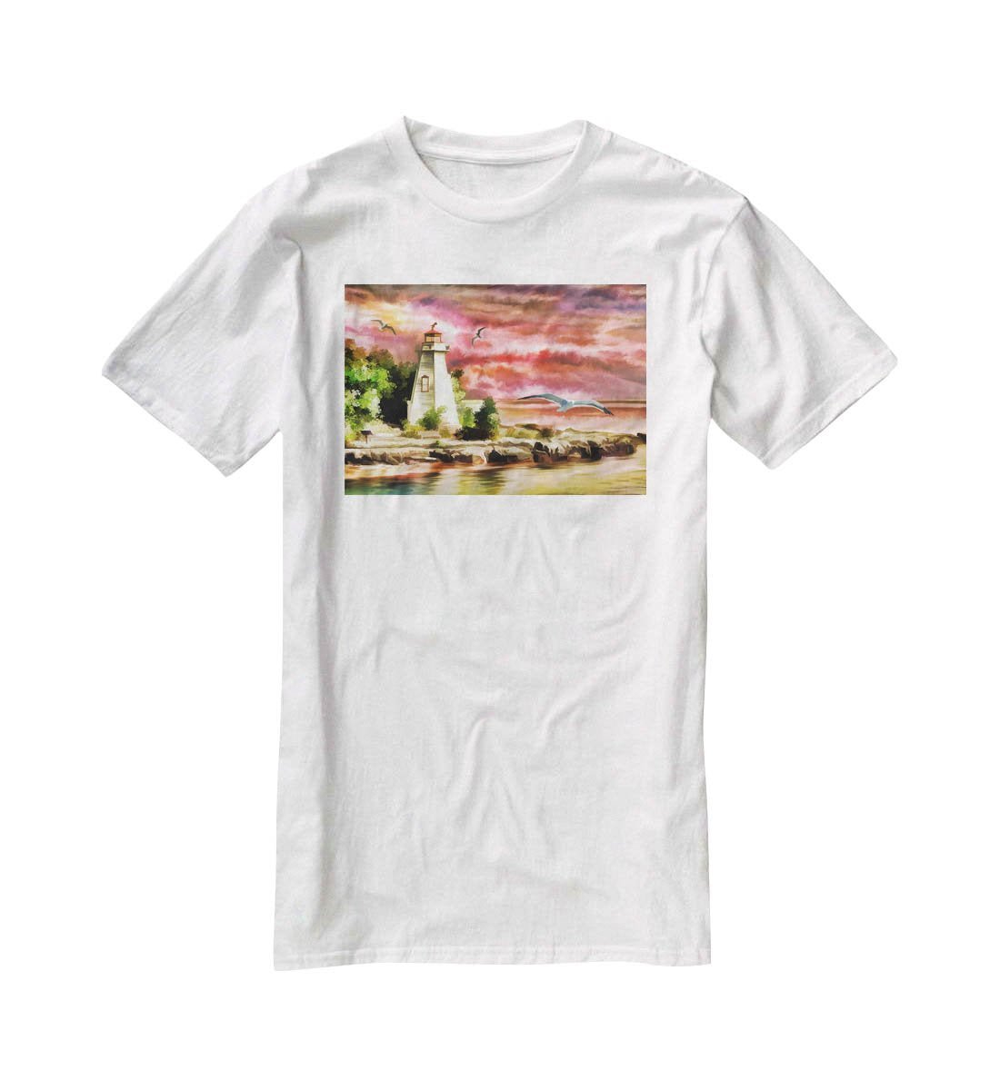 Lighthouse T-Shirt - Canvas Art Rocks - 5