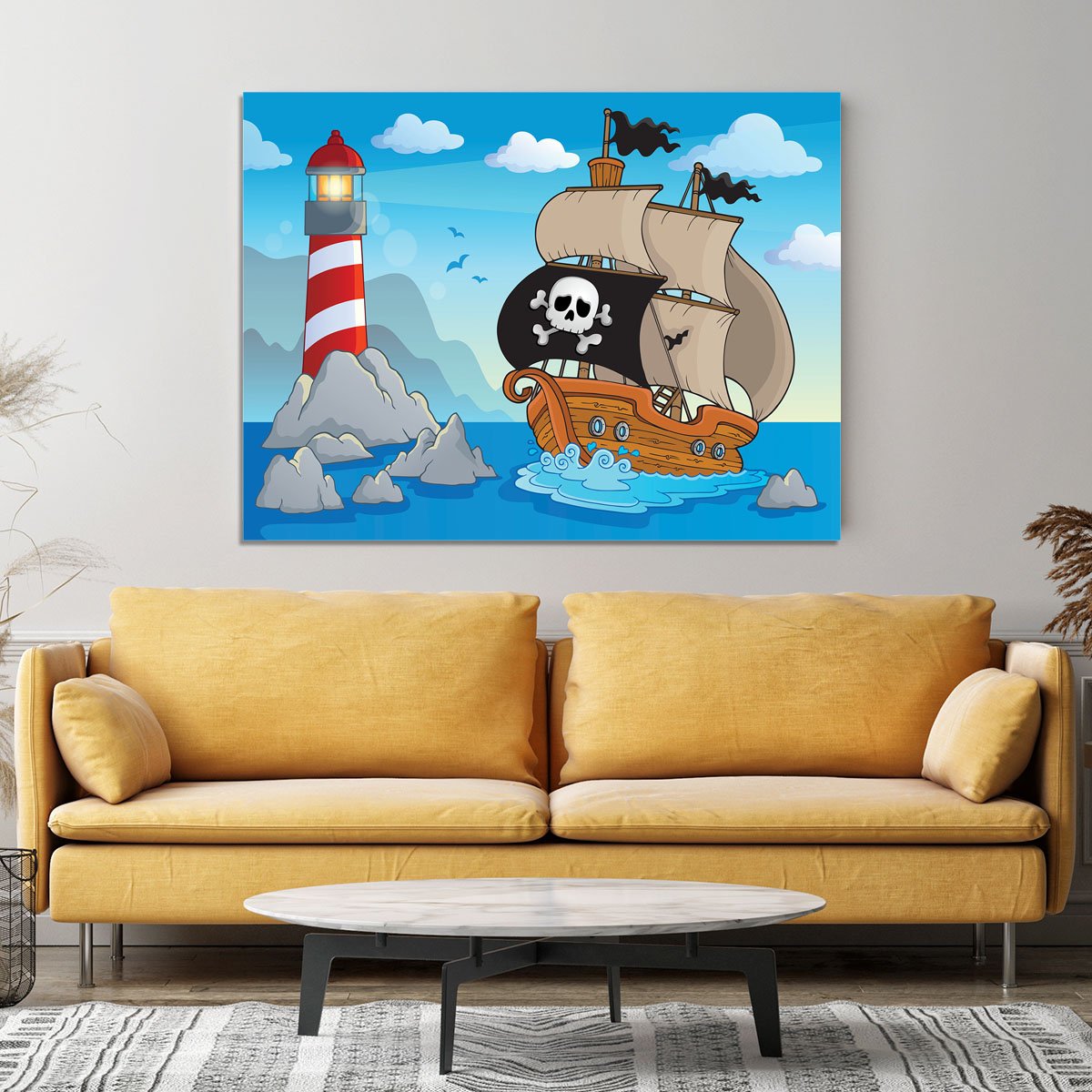 Lighthouse theme image 5 Canvas Print or Poster