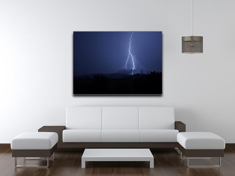 Lightning Flash Print - Canvas Art Rocks - 4