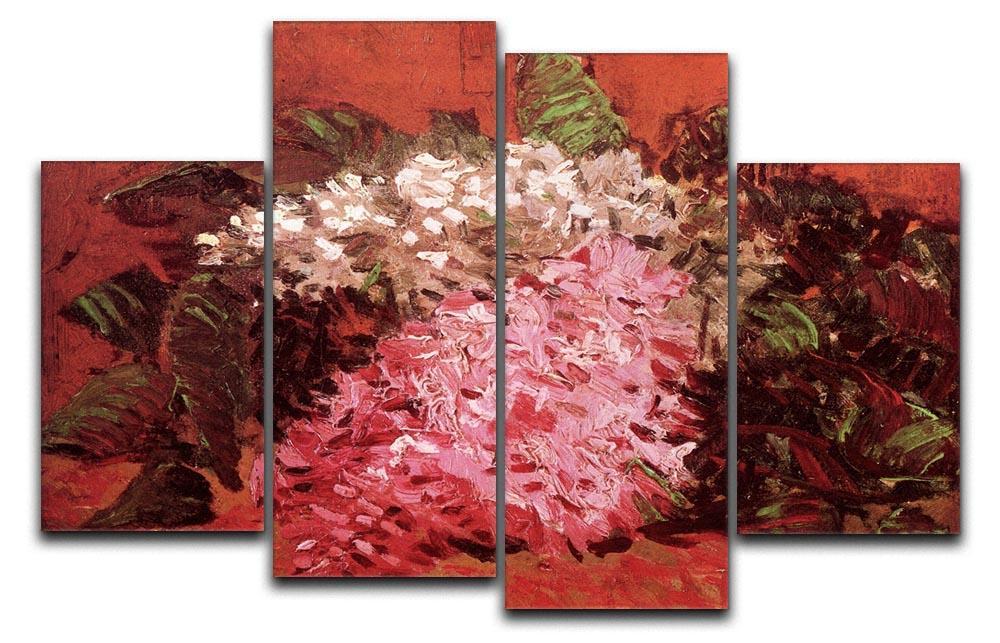 Lilacs 2 by Van Gogh 4 Split Panel Canvas  - Canvas Art Rocks - 1