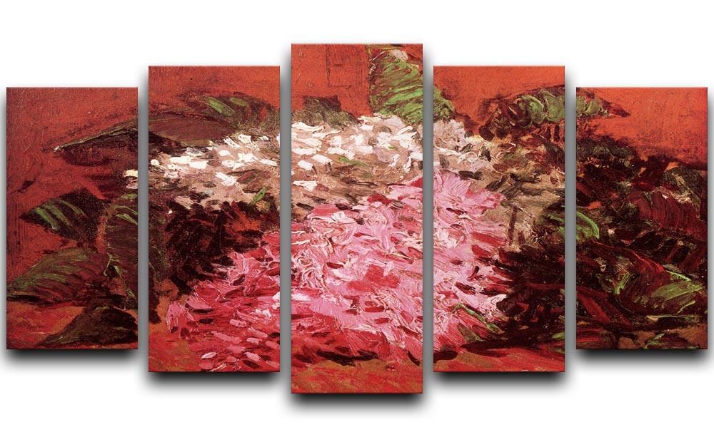 Lilacs 2 by Van Gogh 5 Split Panel Canvas  - Canvas Art Rocks - 1
