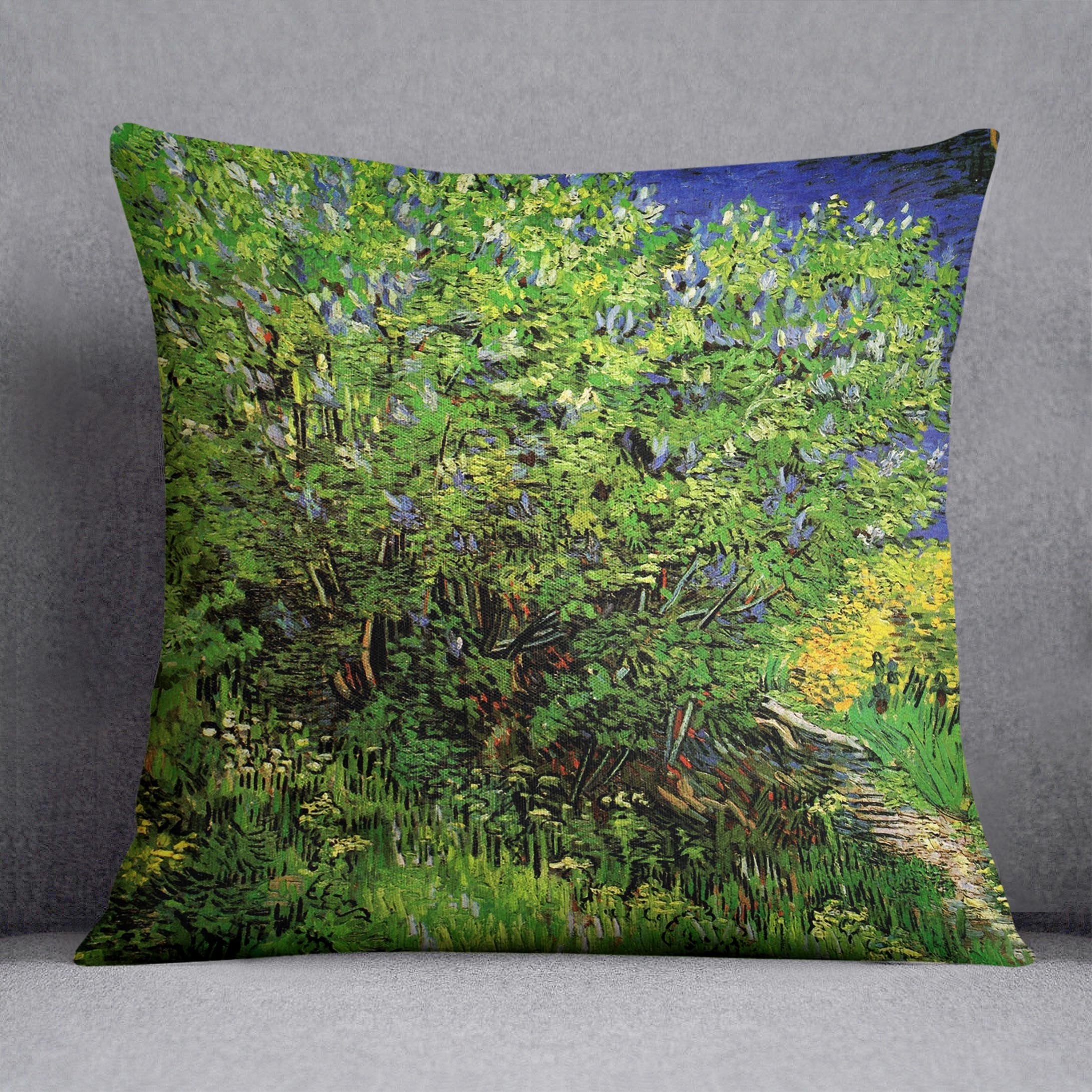 Lilacs by Van Gogh Throw Pillow