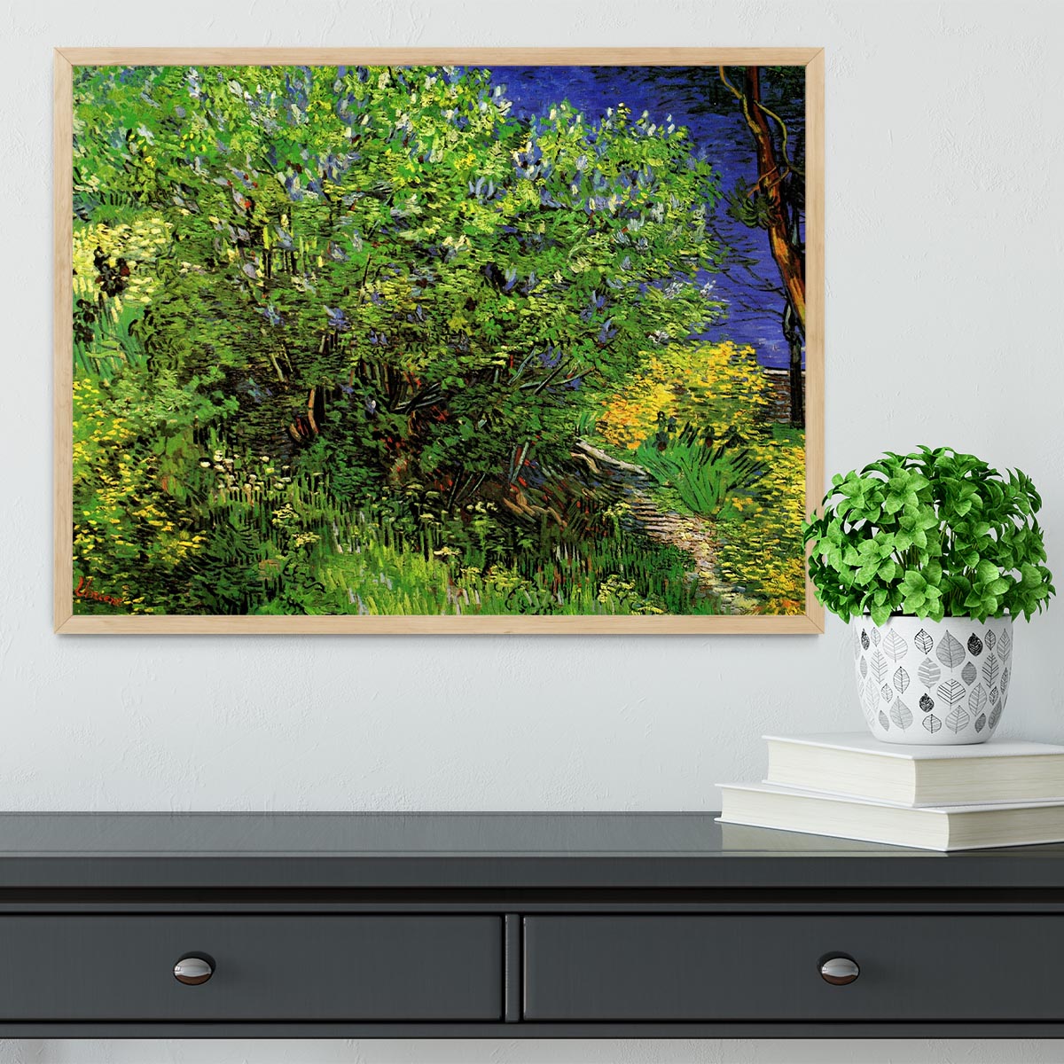 Lilacs by Van Gogh Framed Print - Canvas Art Rocks - 4