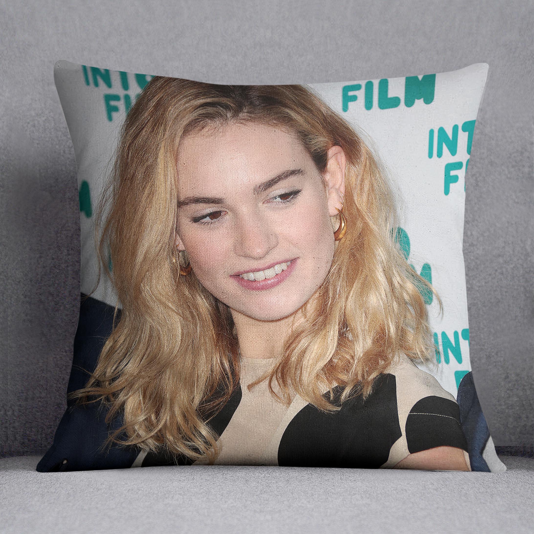 Lily James Cushion