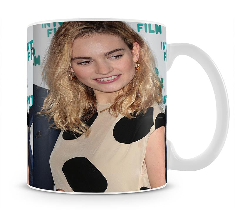 Lily James Mug - Canvas Art Rocks - 1