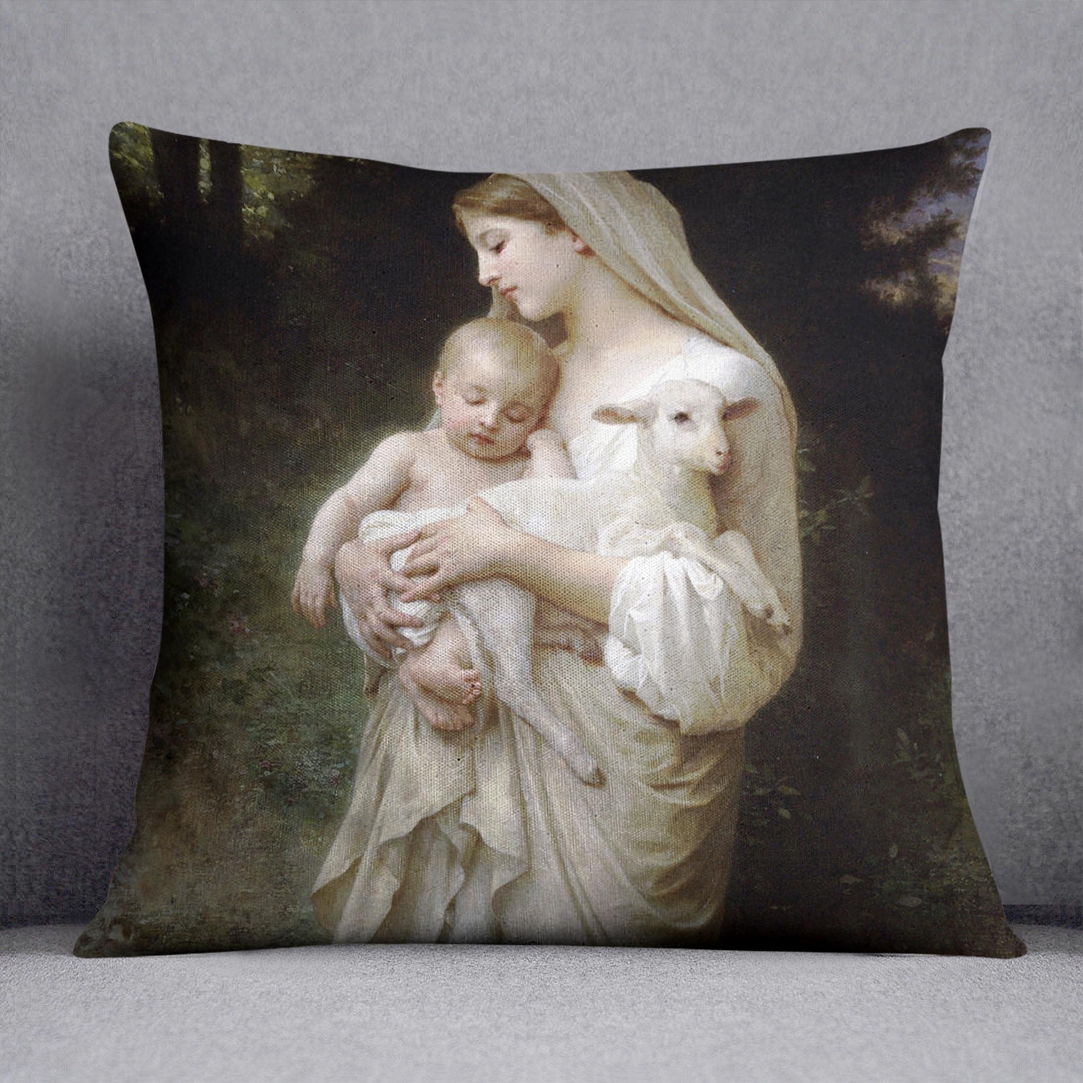 Linnocence By Bouguereau Cushion