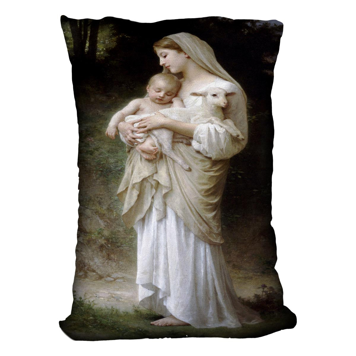 Linnocence By Bouguereau Cushion