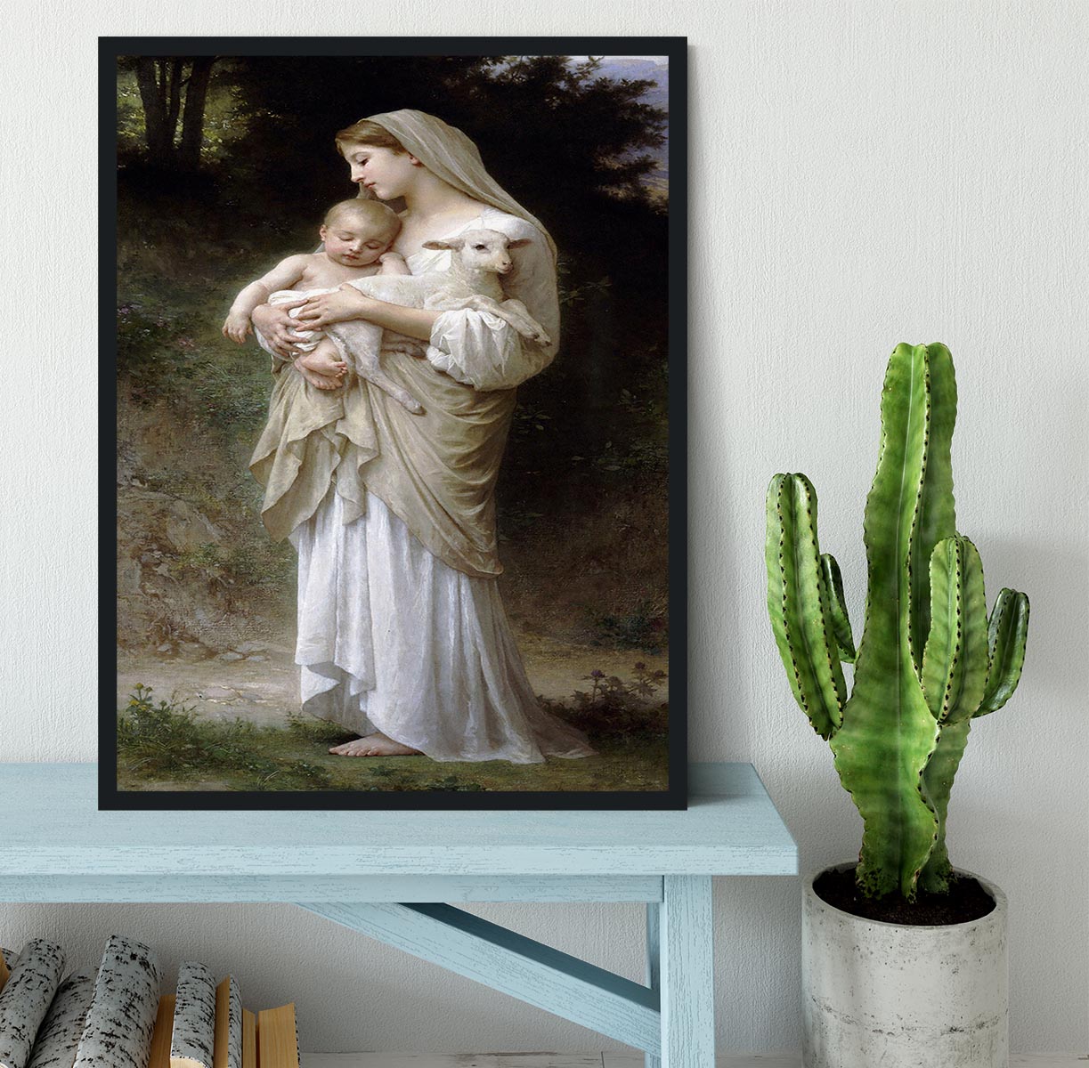 Linnocence By Bouguereau Framed Print - Canvas Art Rocks - 2